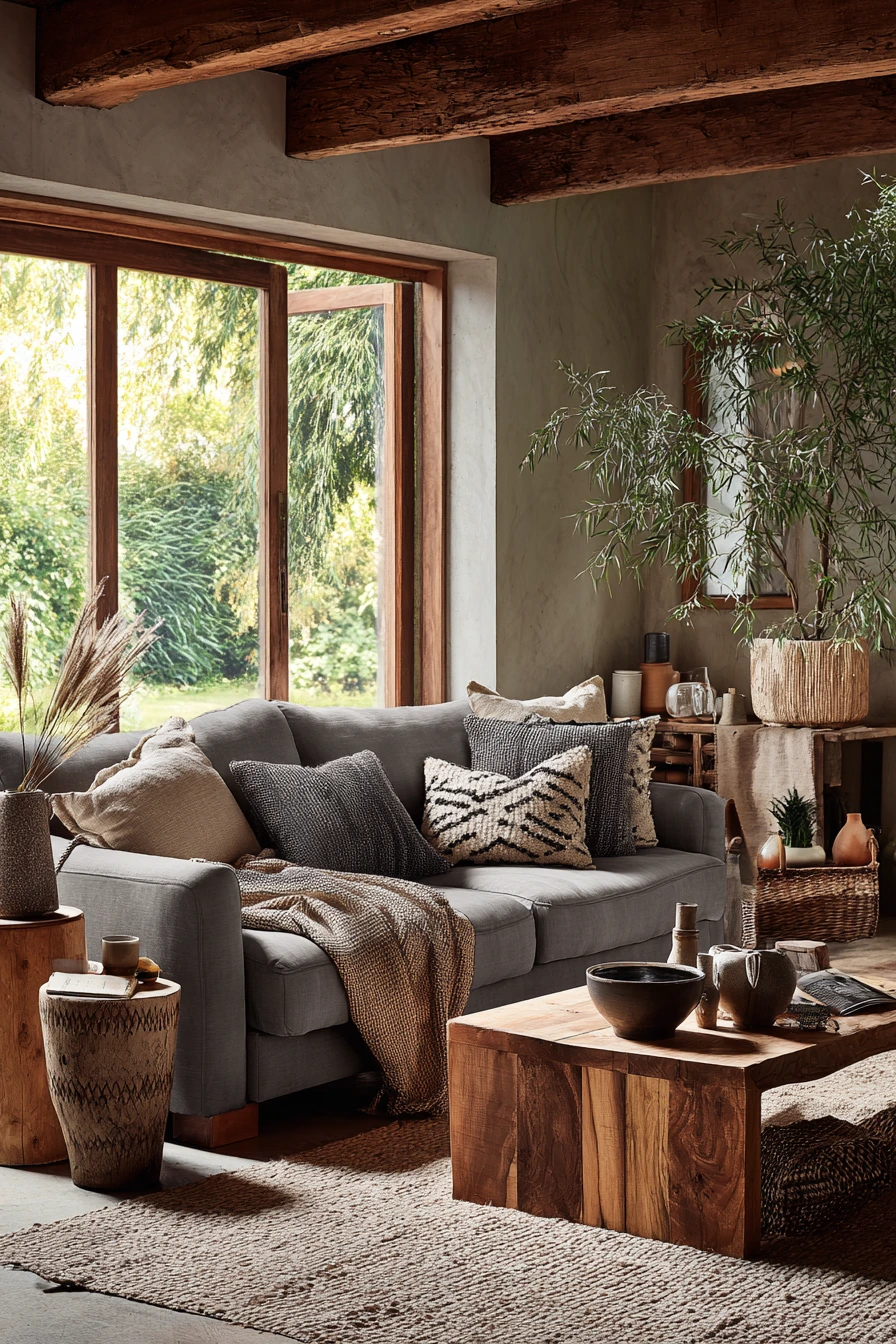 grey couch aesthetic 28