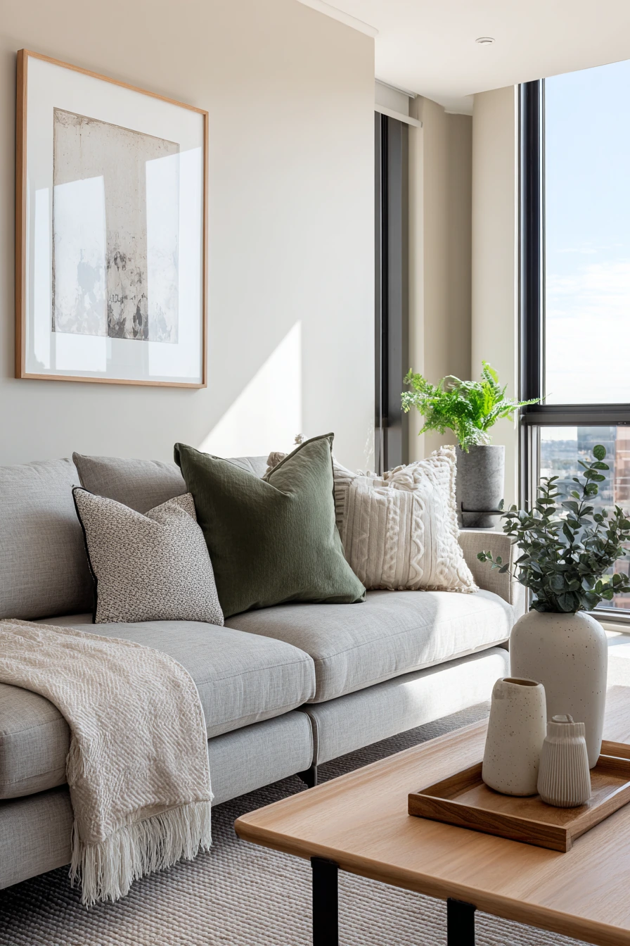 grey couch aesthetic 31