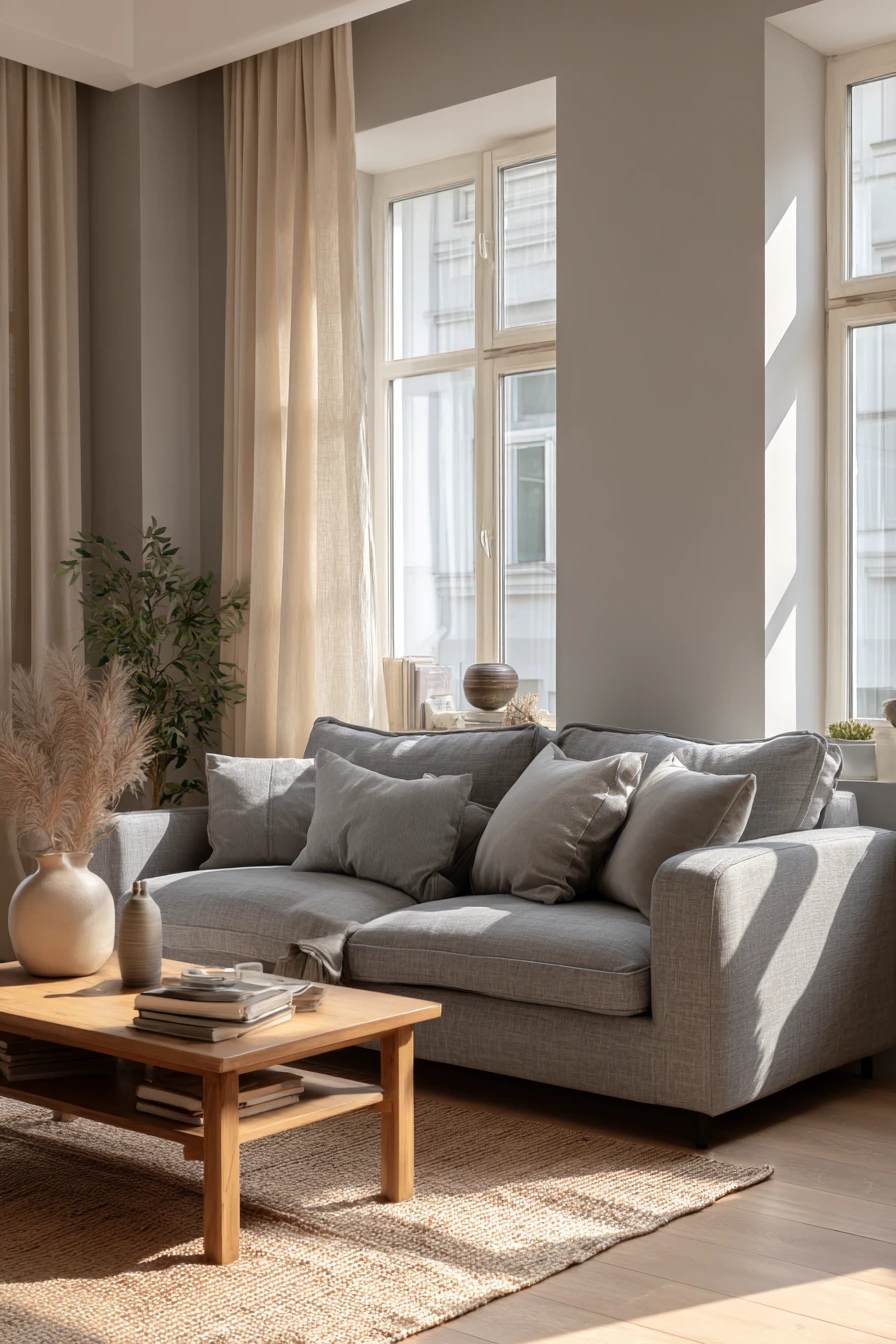 grey couch aesthetic 4