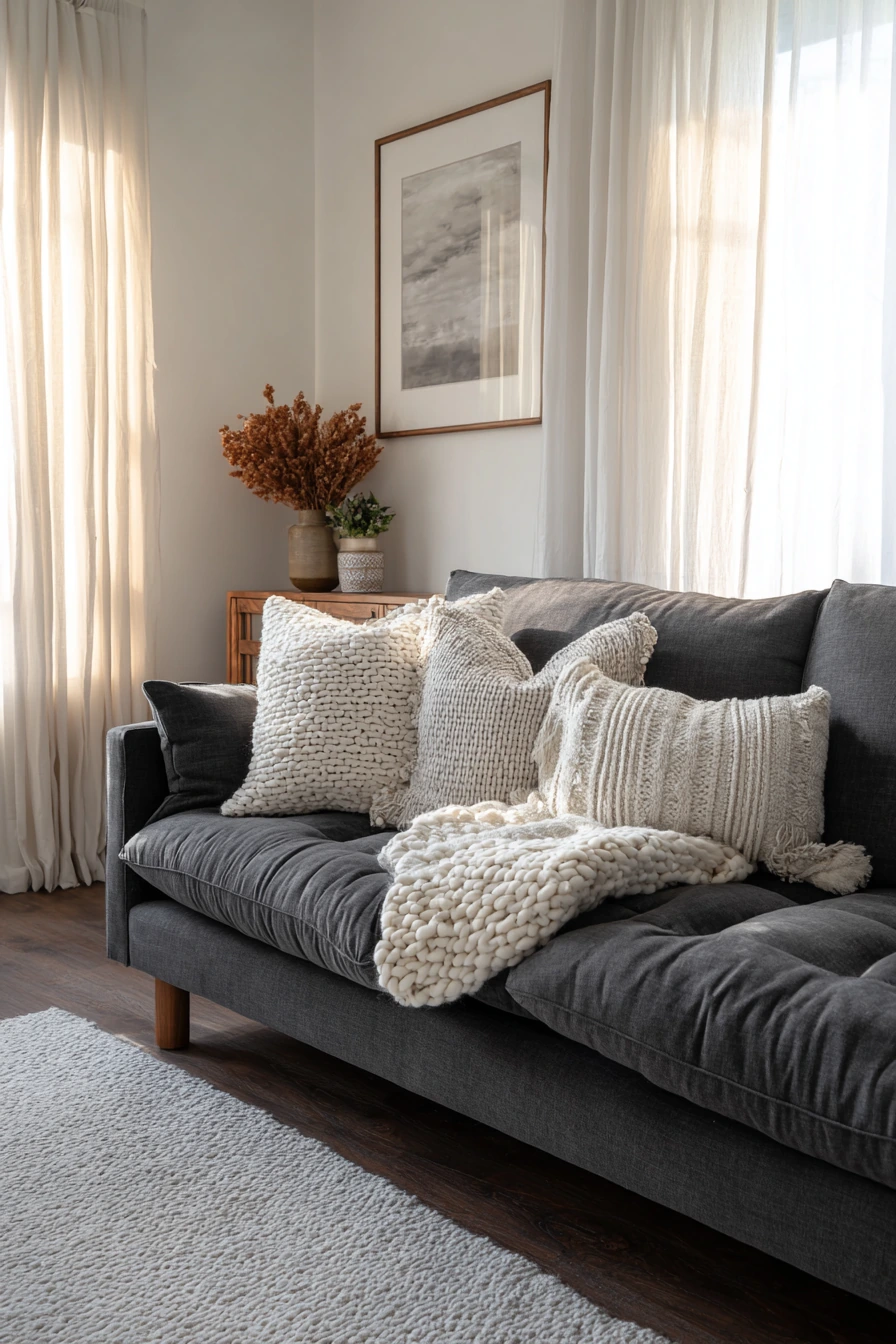 grey couch aesthetic 5
