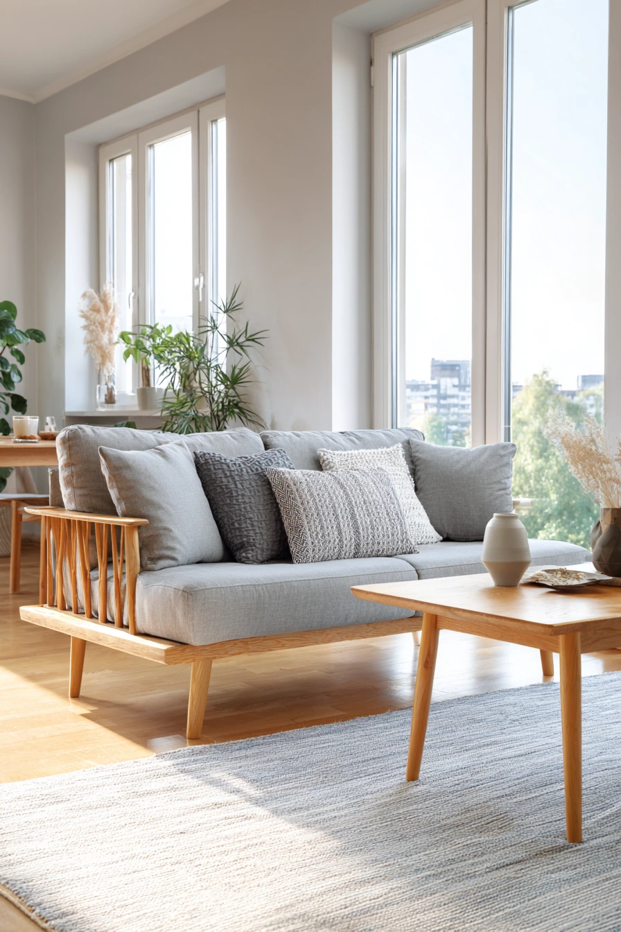 grey couch aesthetic 9