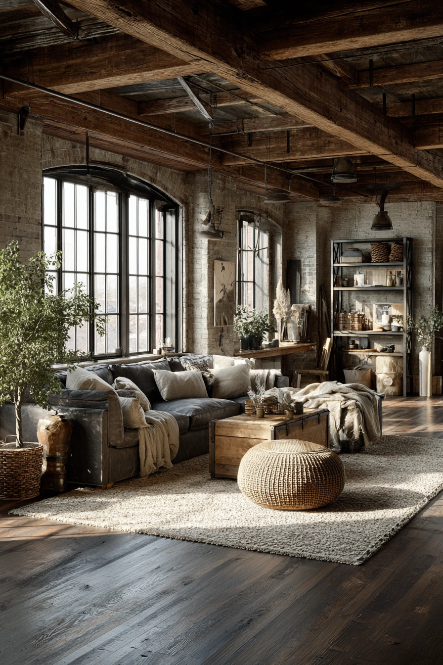 industrial farmhouse decor 29