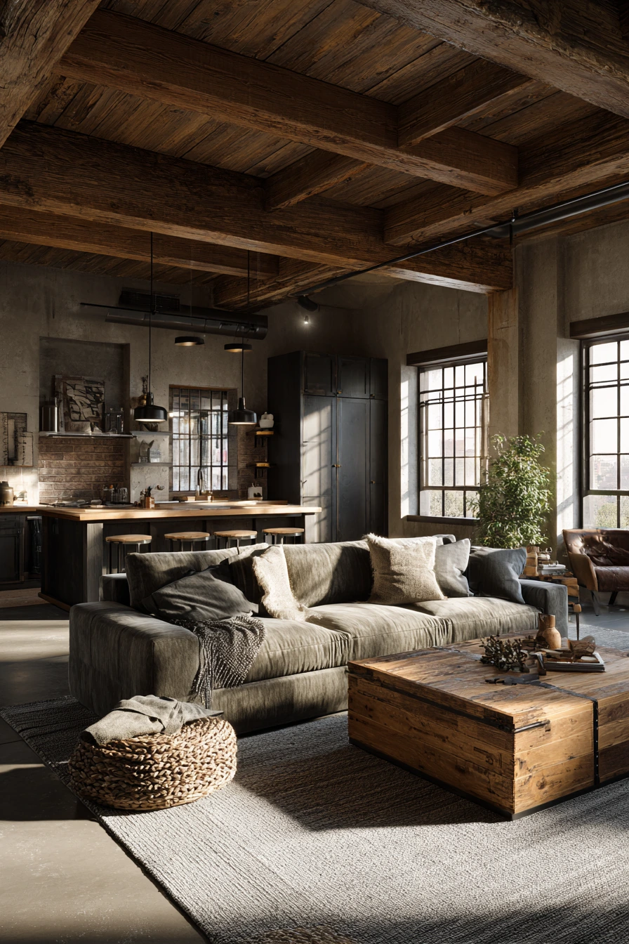 industrial farmhouse decor 37