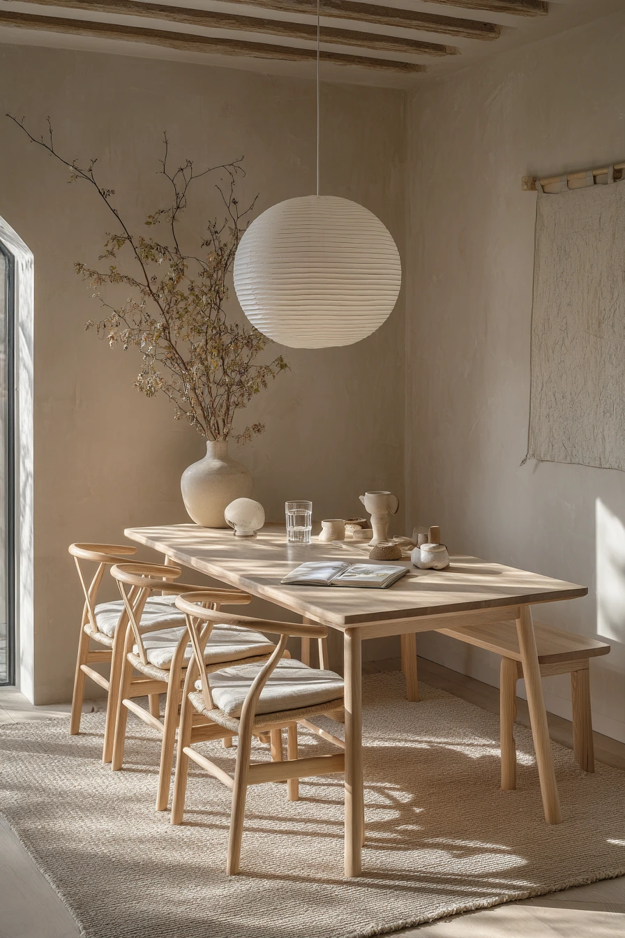 japandi dining room ideas 1