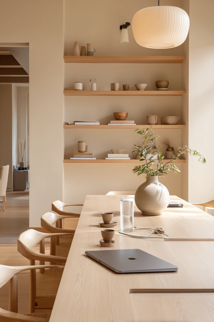 japandi dining room ideas 27