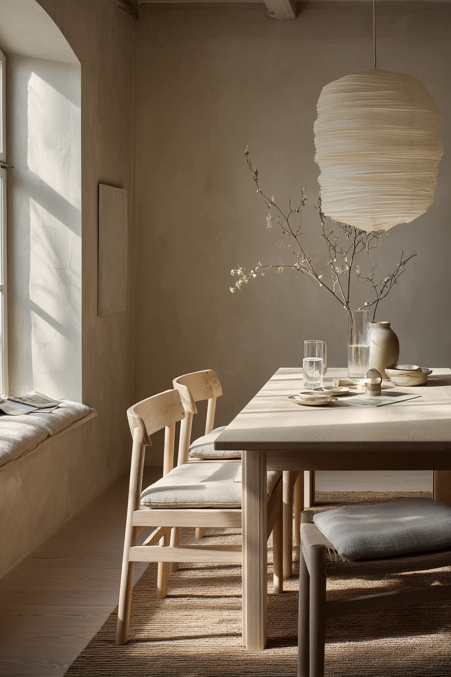 japandi dining room ideas 4