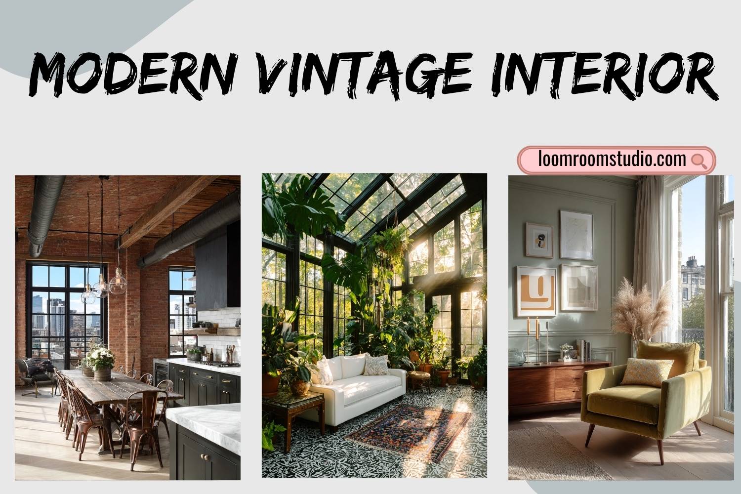 modern vintage interior