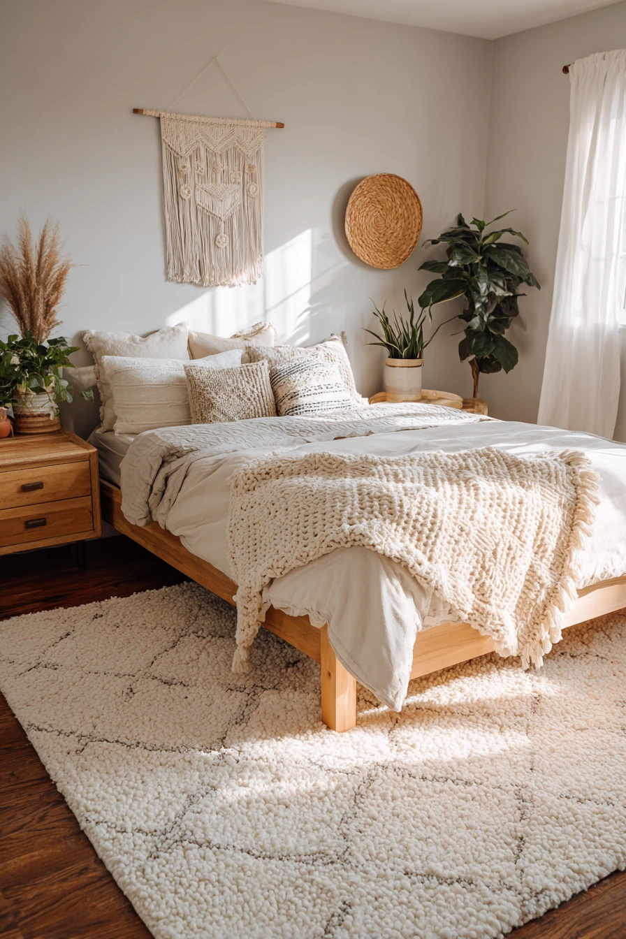 modern boho bedroom ideas 17