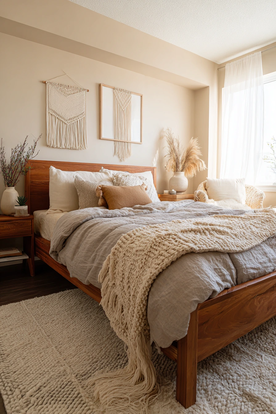 modern boho bedroom ideas 25