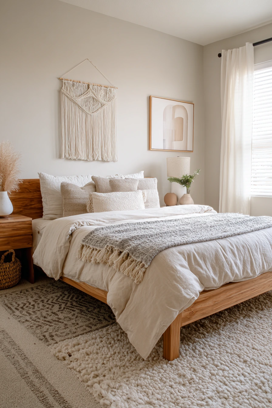 modern boho bedroom ideas 27