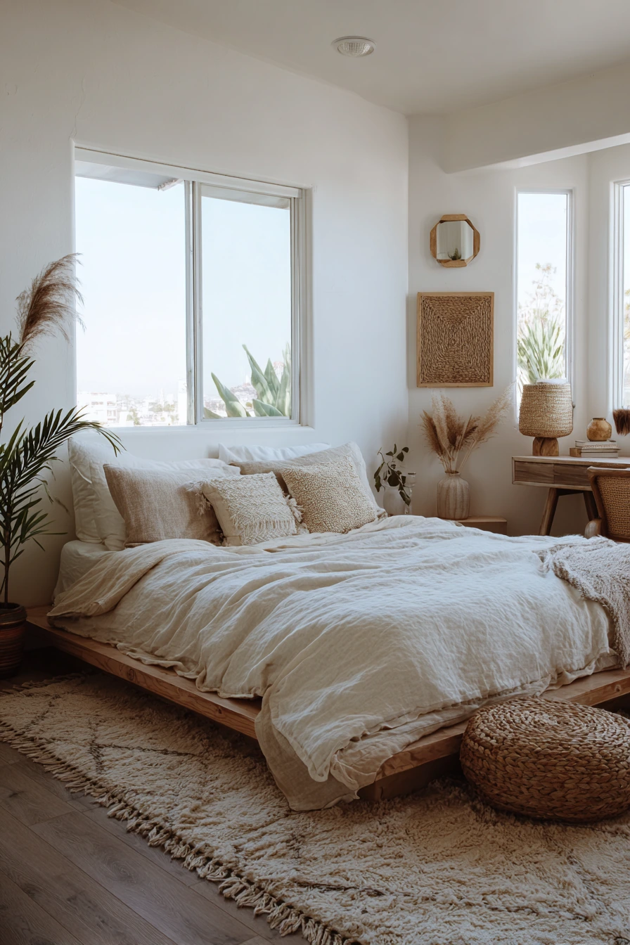 modern boho bedroom ideas 29