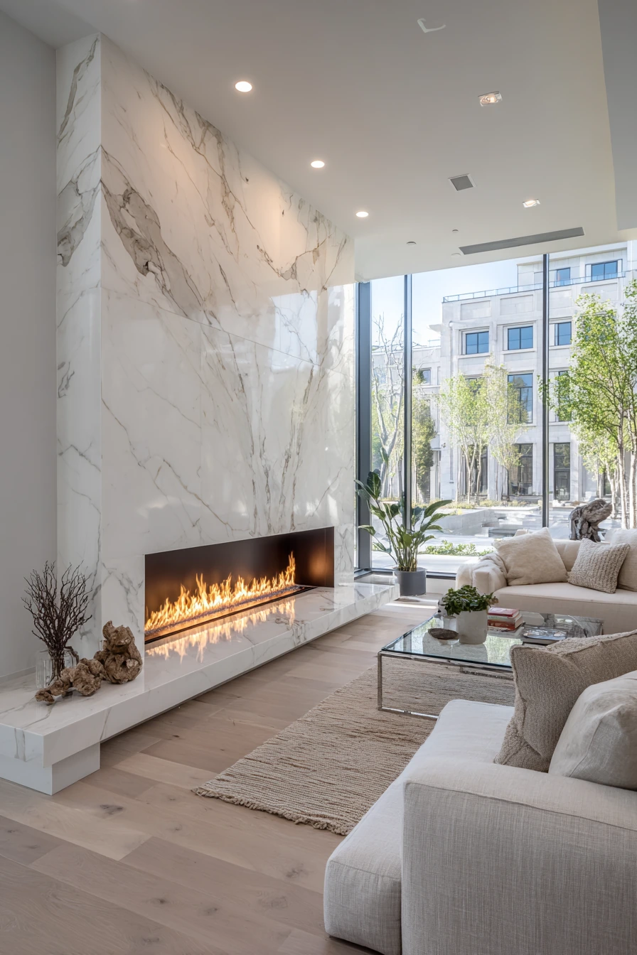modern fireplace ideas 22