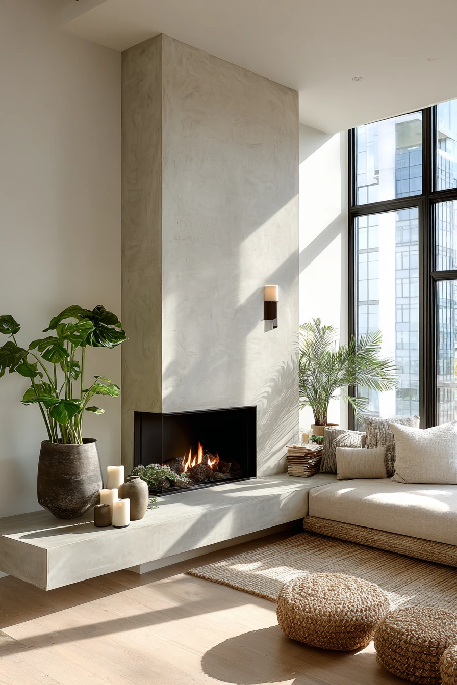 modern fireplace ideas 37