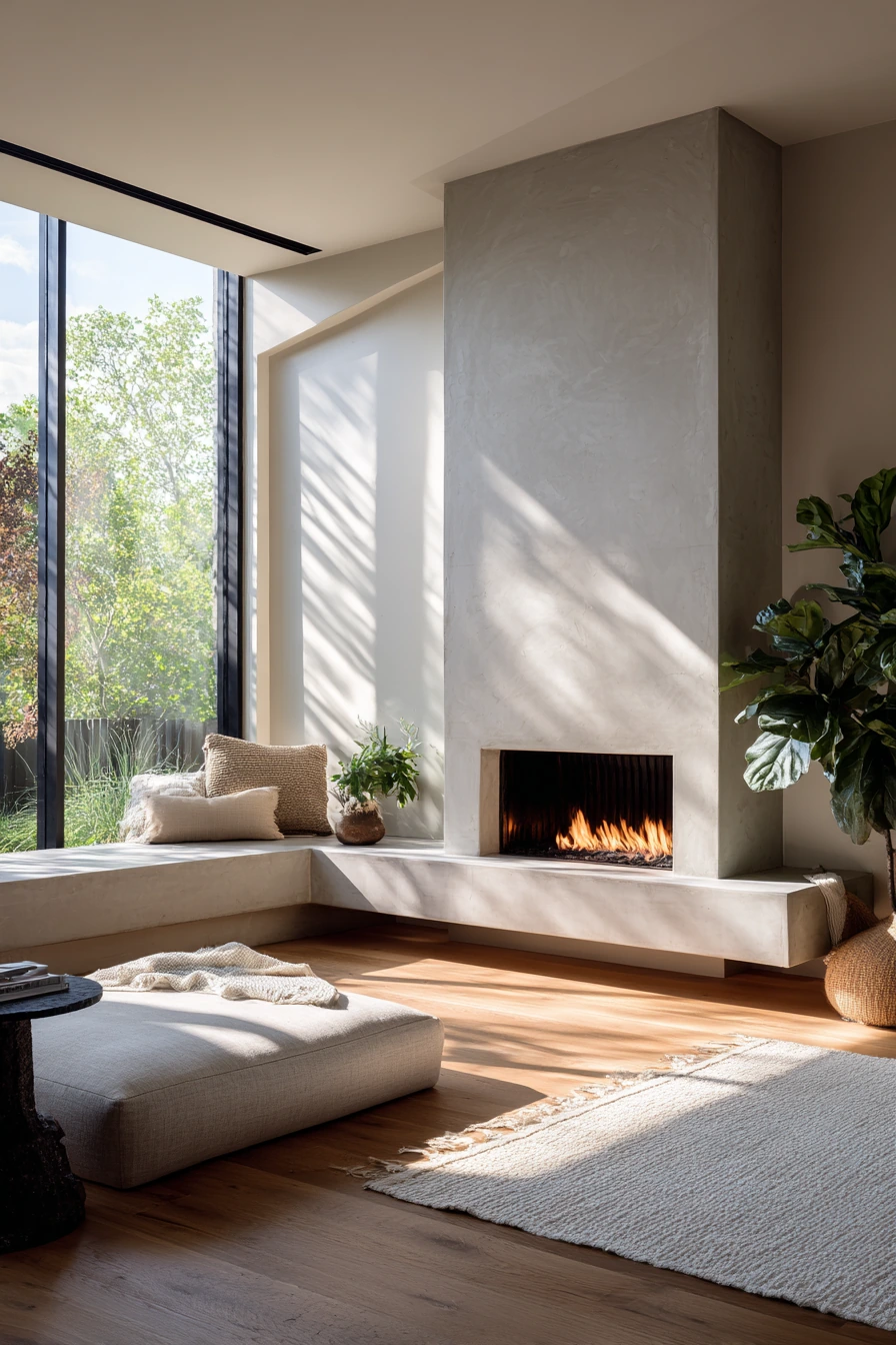 modern fireplace ideas 39
