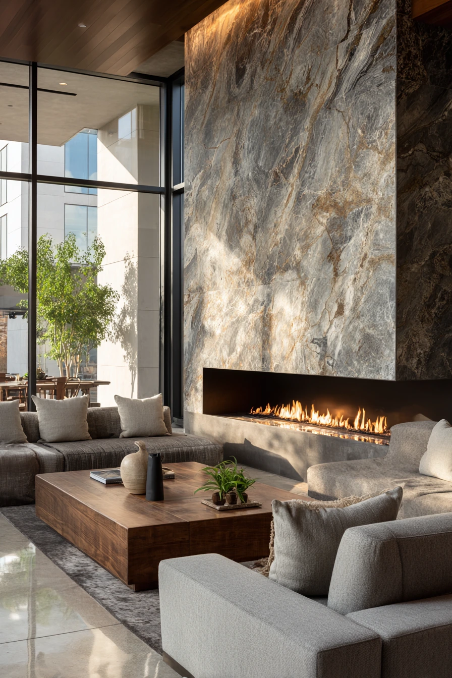 modern fireplace ideas 8