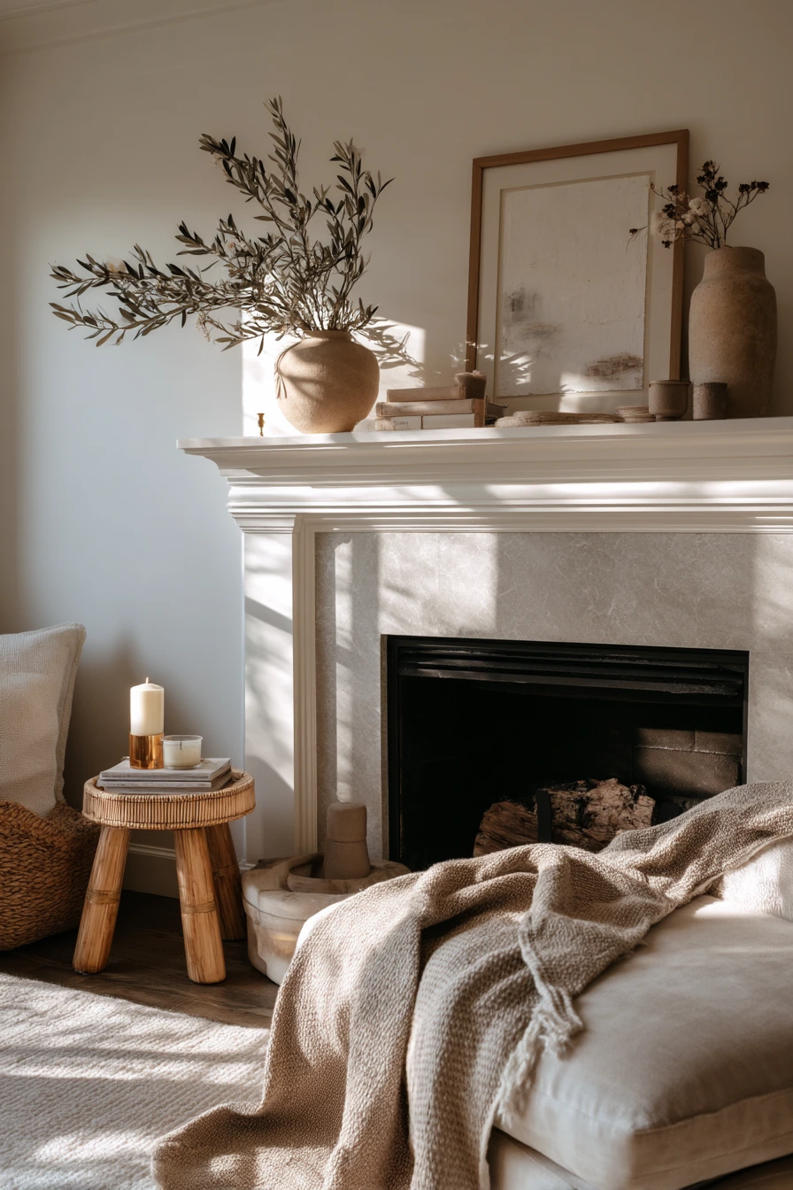 modern mantel decor ideas 31