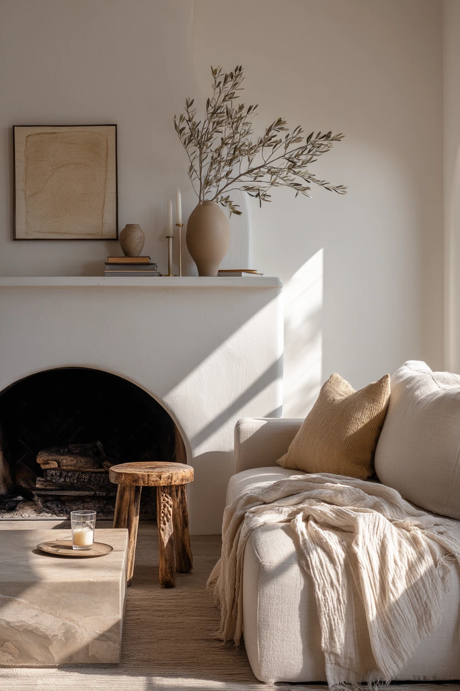 modern mantel decor ideas 32