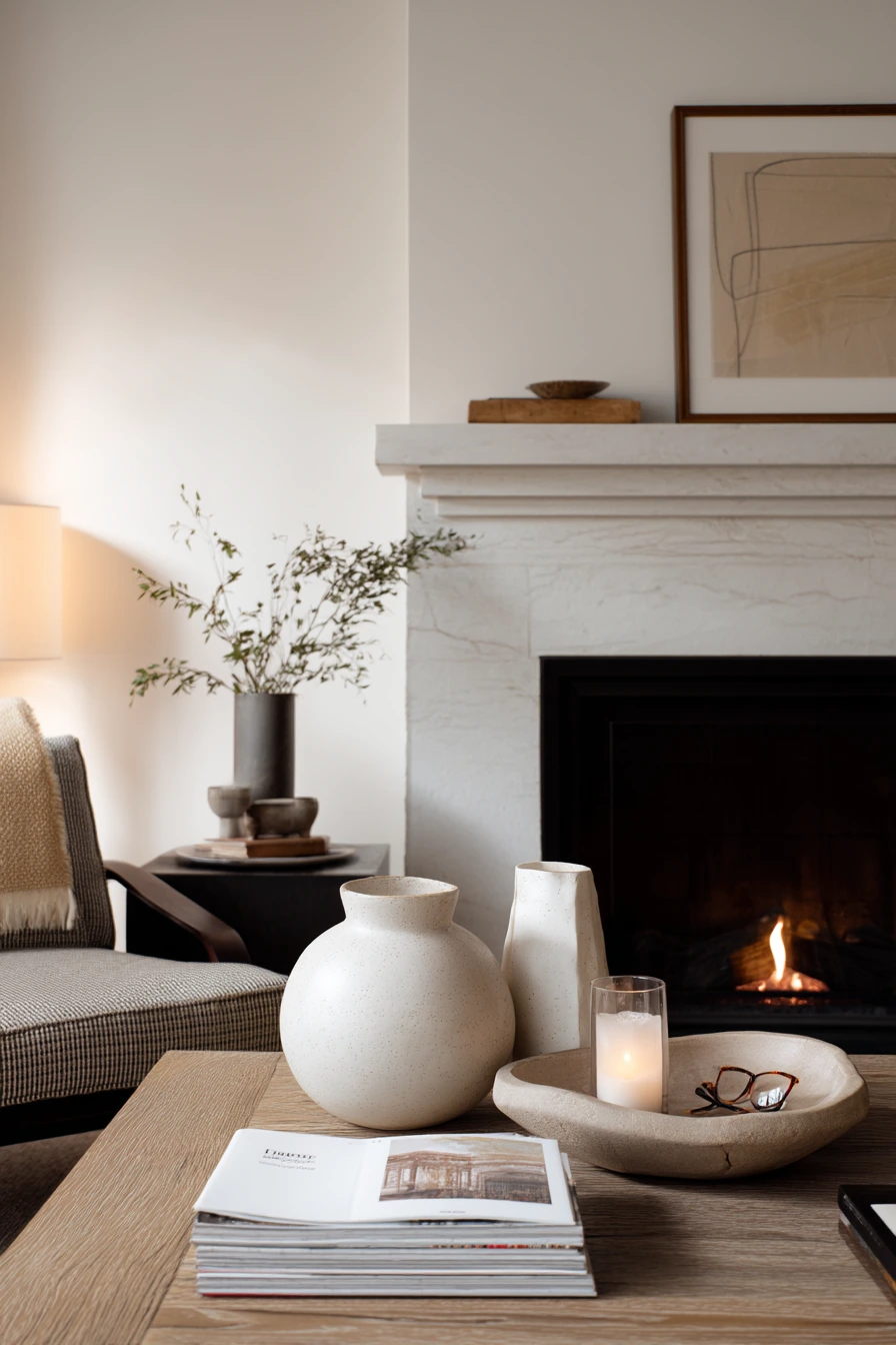 modern mantel decor ideas 36