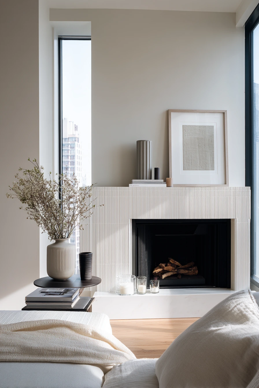 modern mantel decor ideas 4
