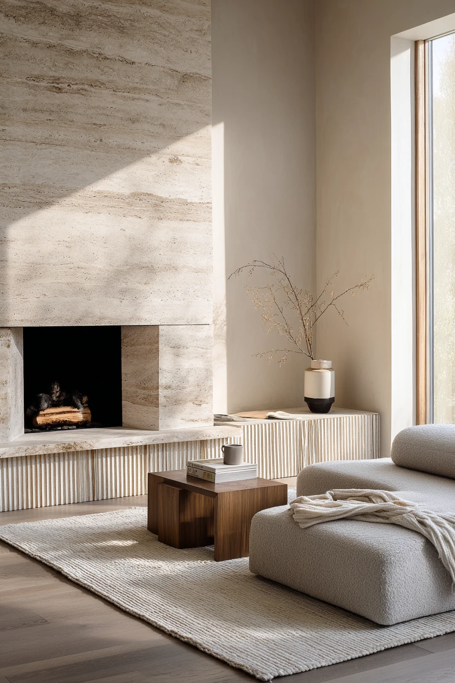 modern stone fireplace ideas 10