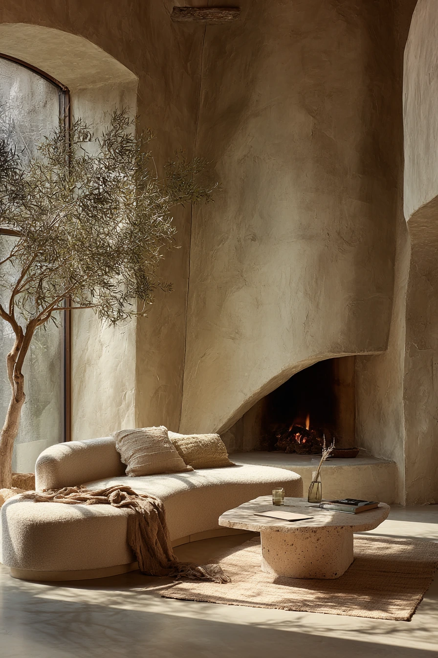 modern stone fireplace ideas 35