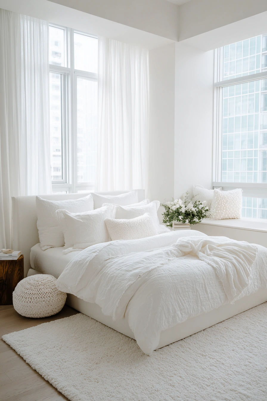 monochromatic bedroom ideas 11