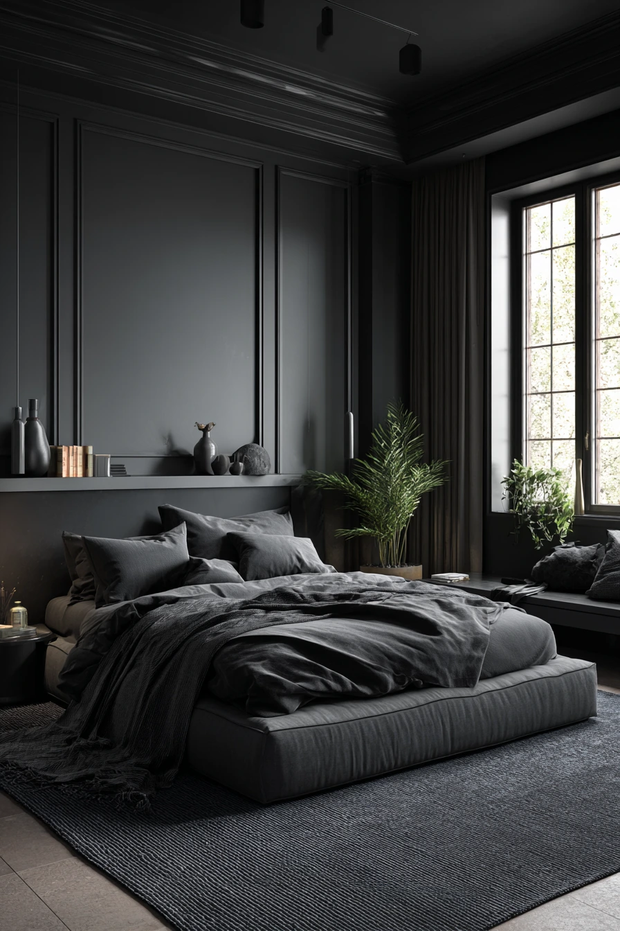monochromatic bedroom ideas 17