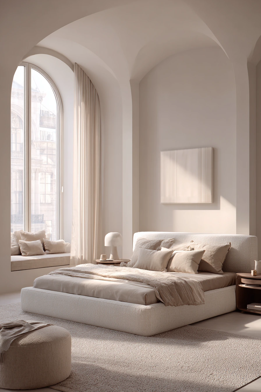 monochromatic bedroom ideas 3