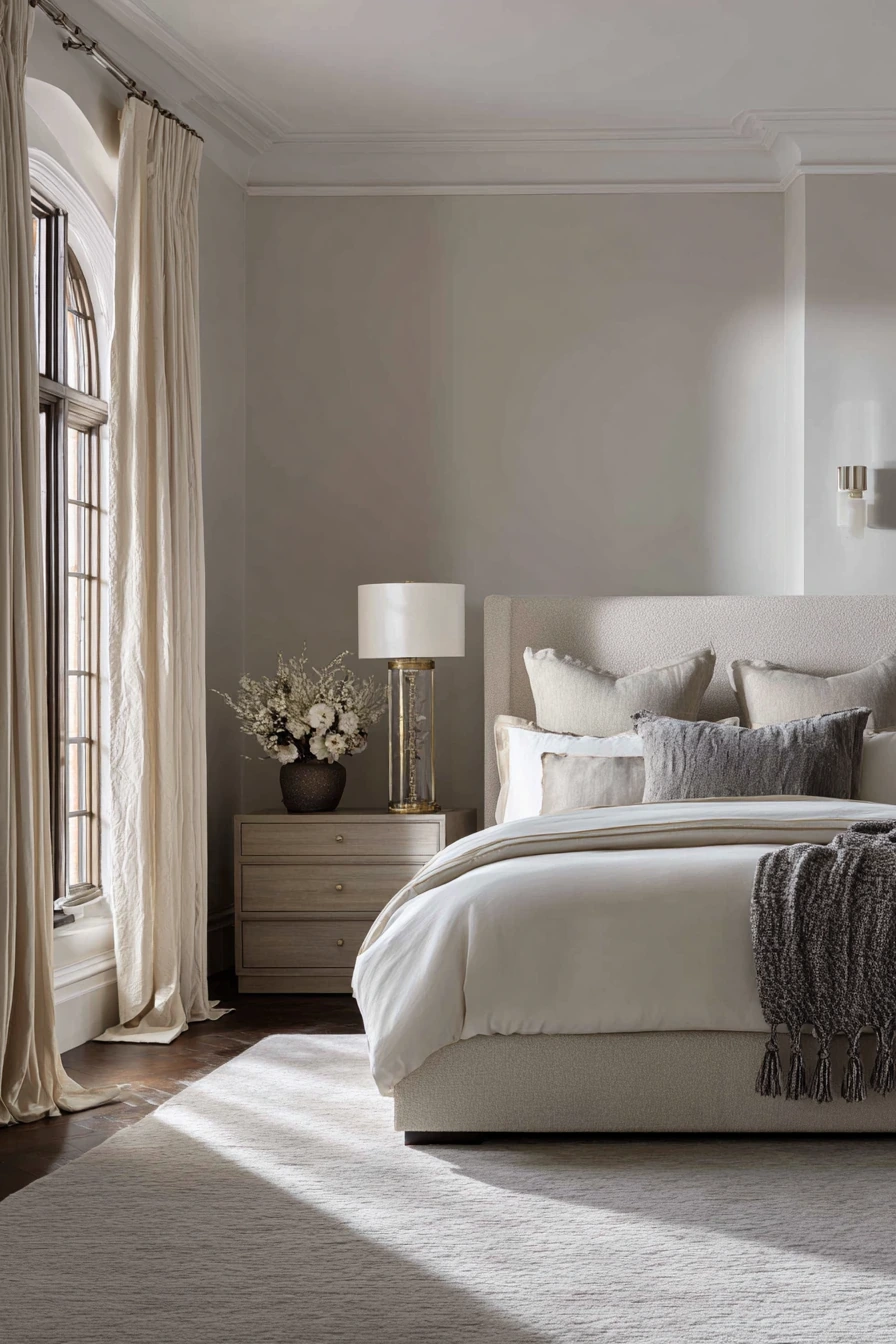 monochromatic bedroom ideas 33