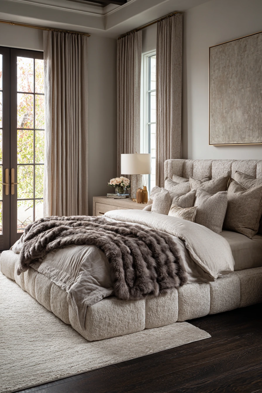 monochromatic bedroom ideas 34