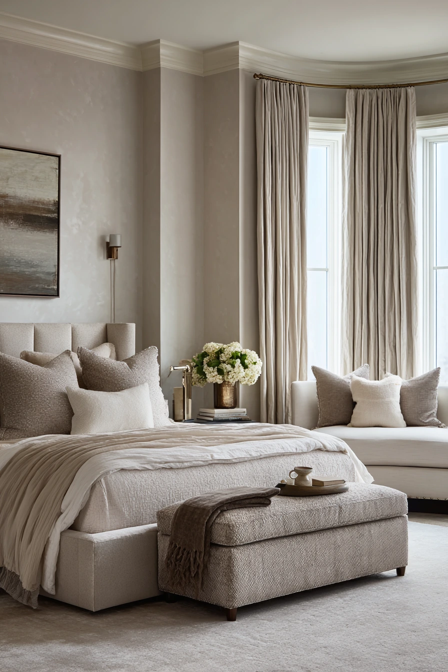 monochromatic bedroom ideas 35