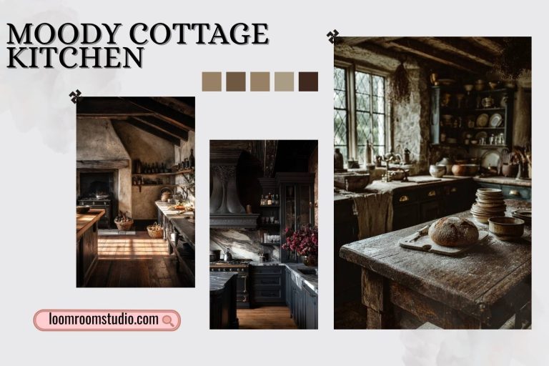 moody cottage kitchen
