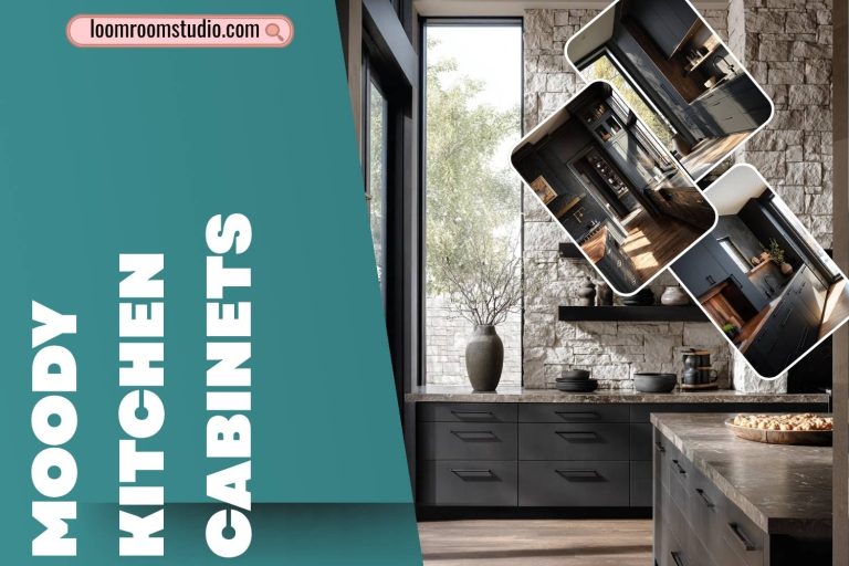 moody kitchen cabinets
