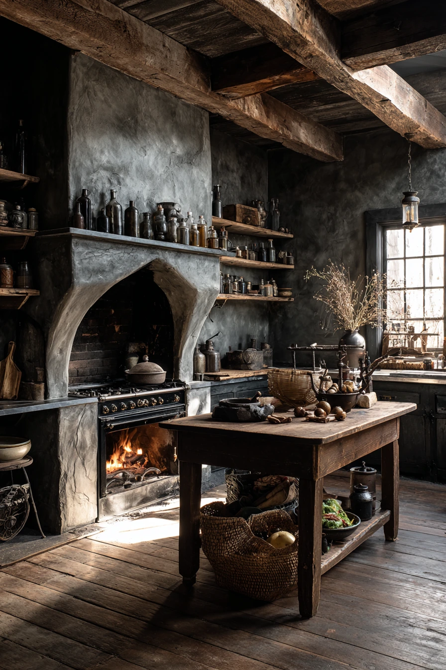 moody cottage kitchen 10