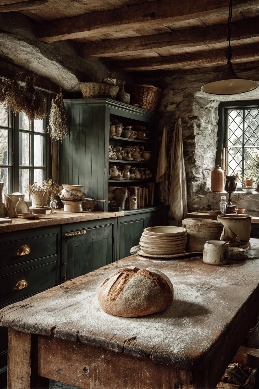 moody cottage kitchen 2