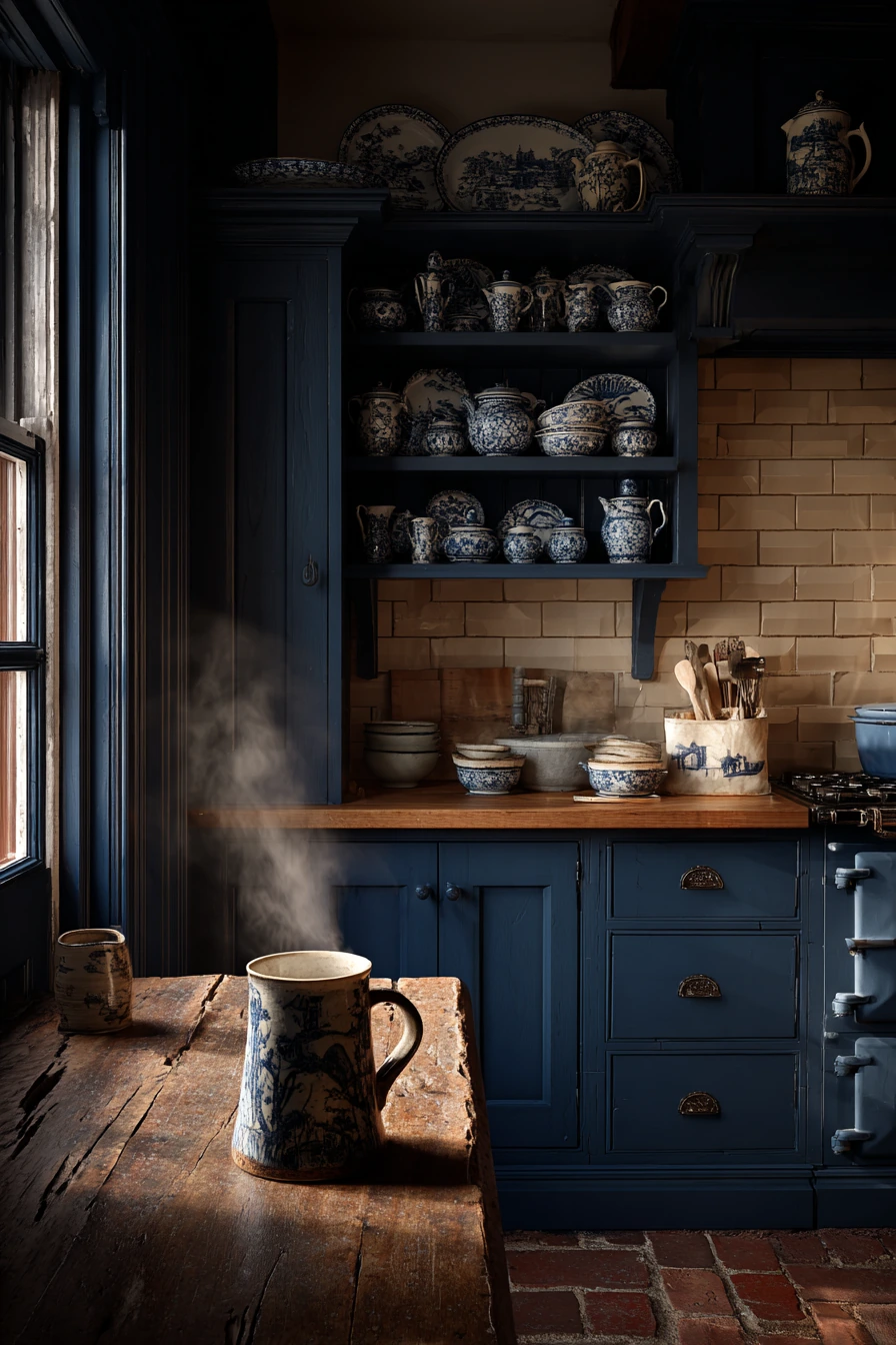 moody cottage kitchen 27