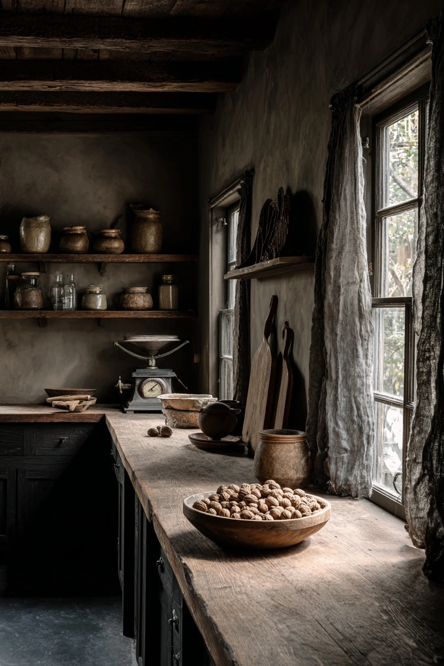 moody cottage kitchen 31