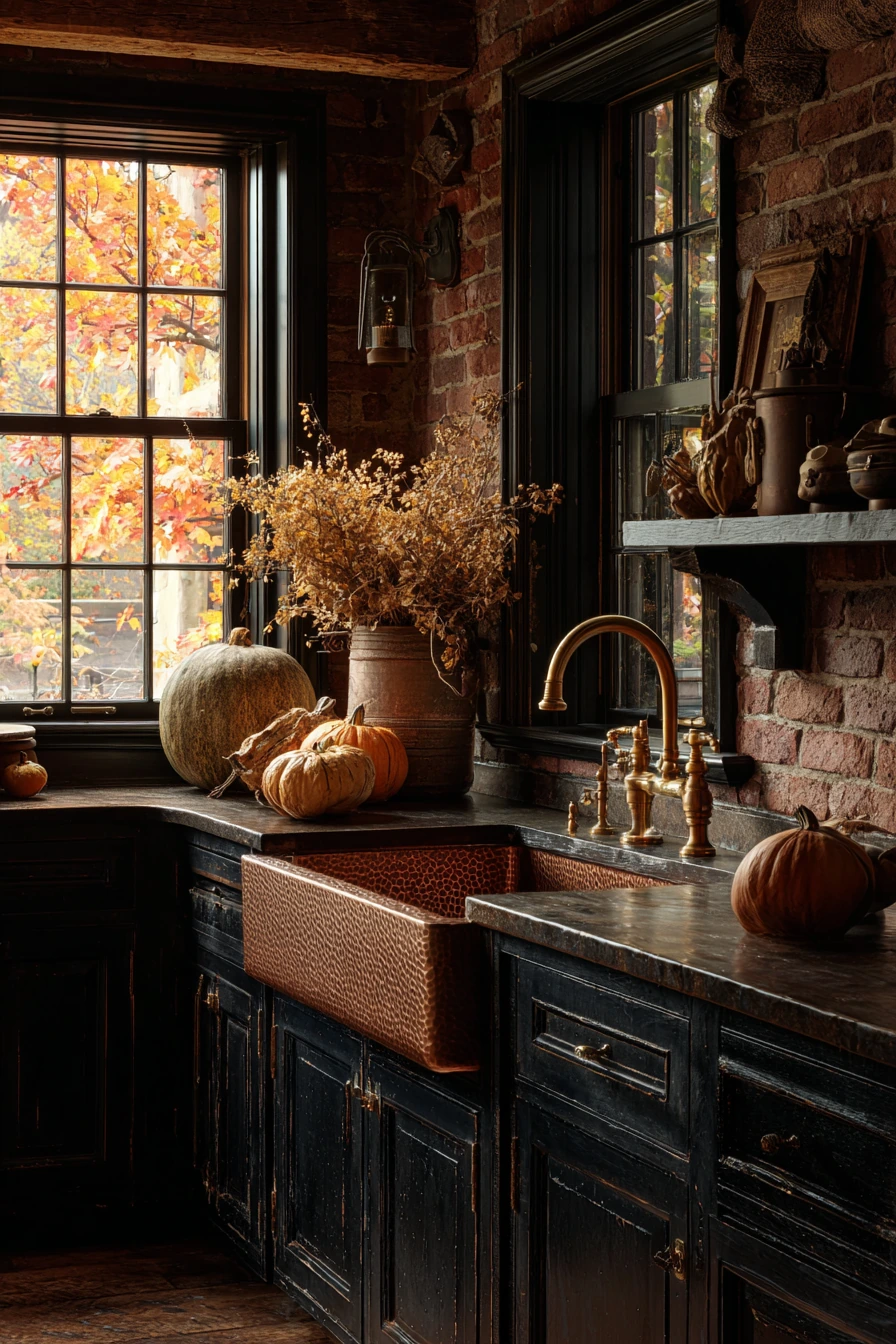 moody cottage kitchen 35