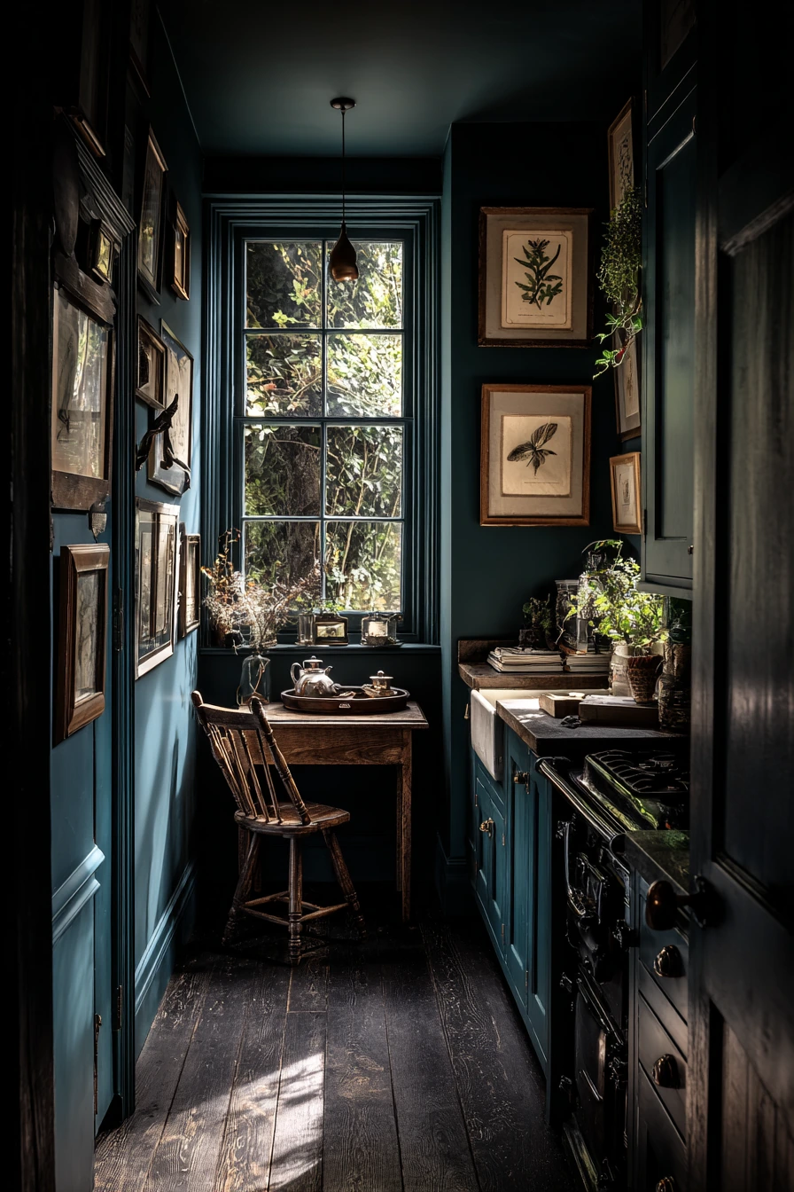moody cottage kitchen 38
