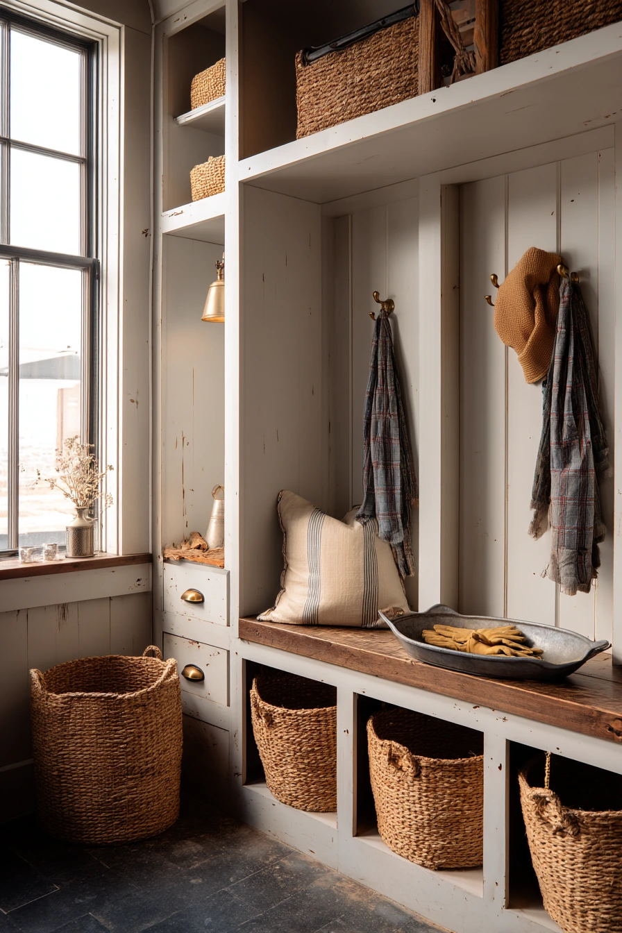 mudroom organization ideas 12