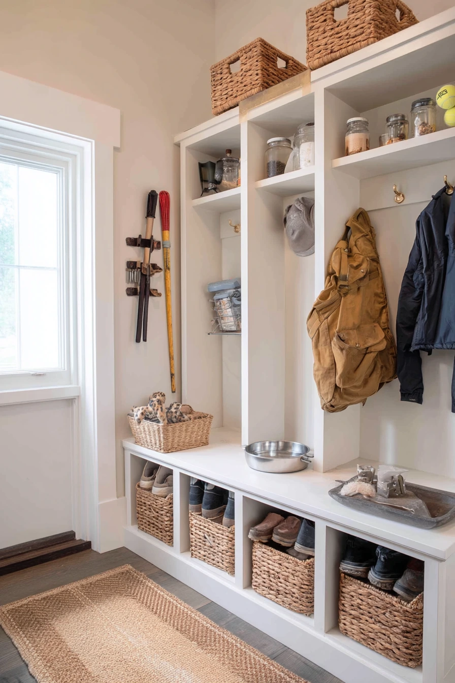 mudroom organization ideas 17