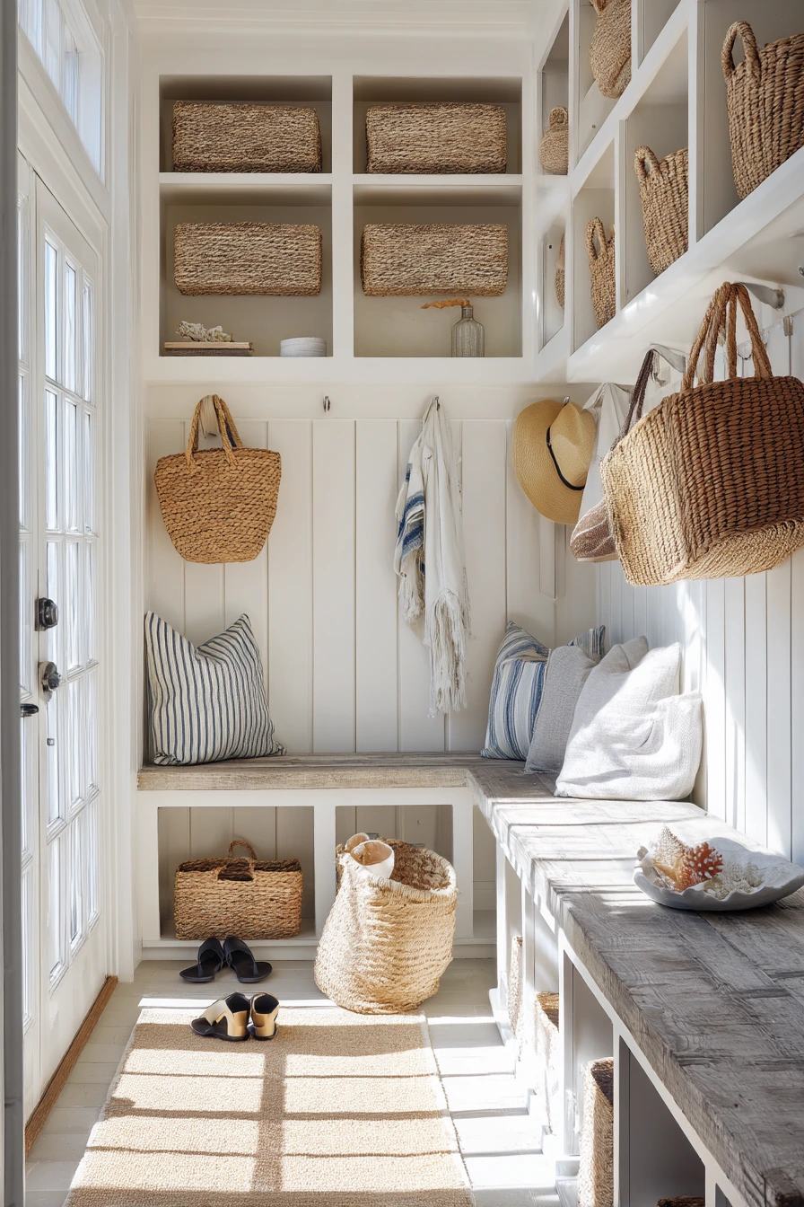 mudroom organization ideas 27
