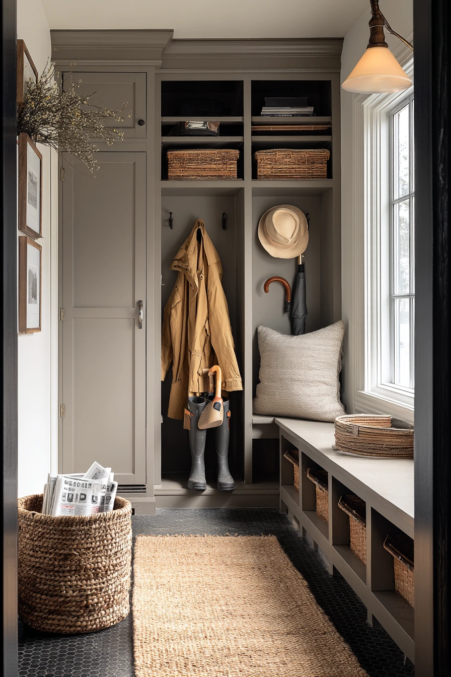 mudroom organization ideas 39