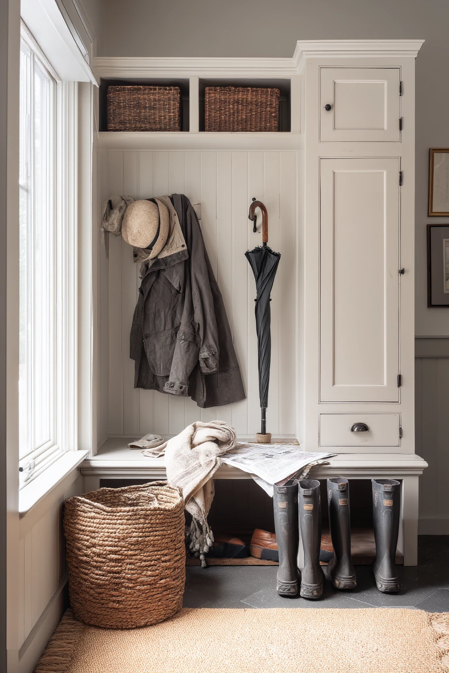 mudroom organization ideas 40