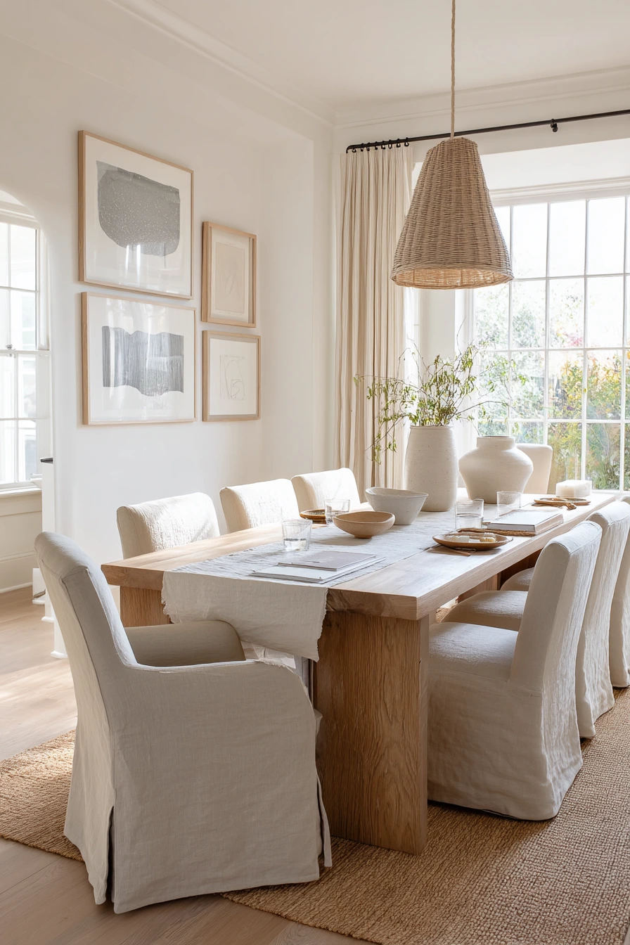 neutral dining room ideas 1