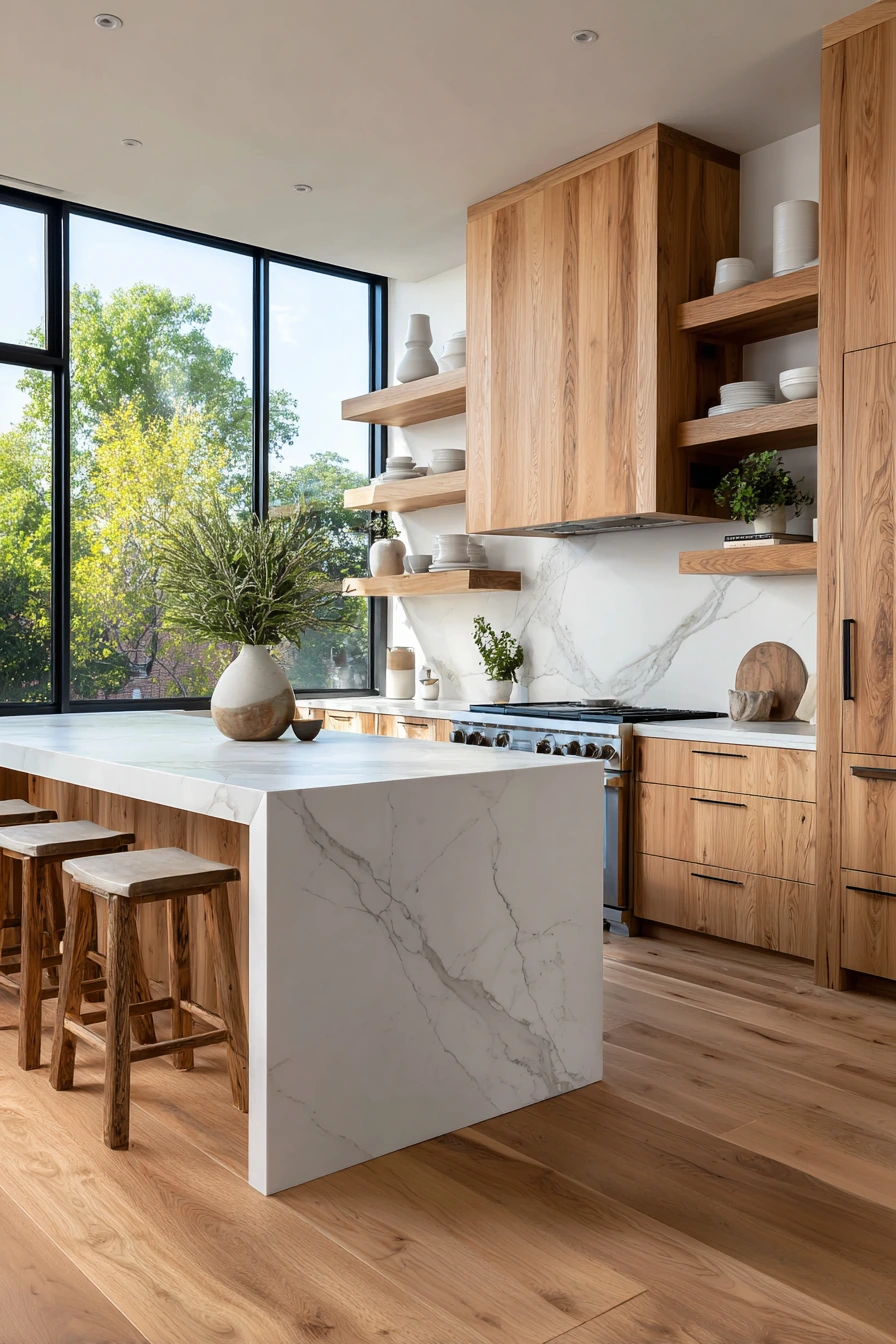 oak kitchen cabinets 1