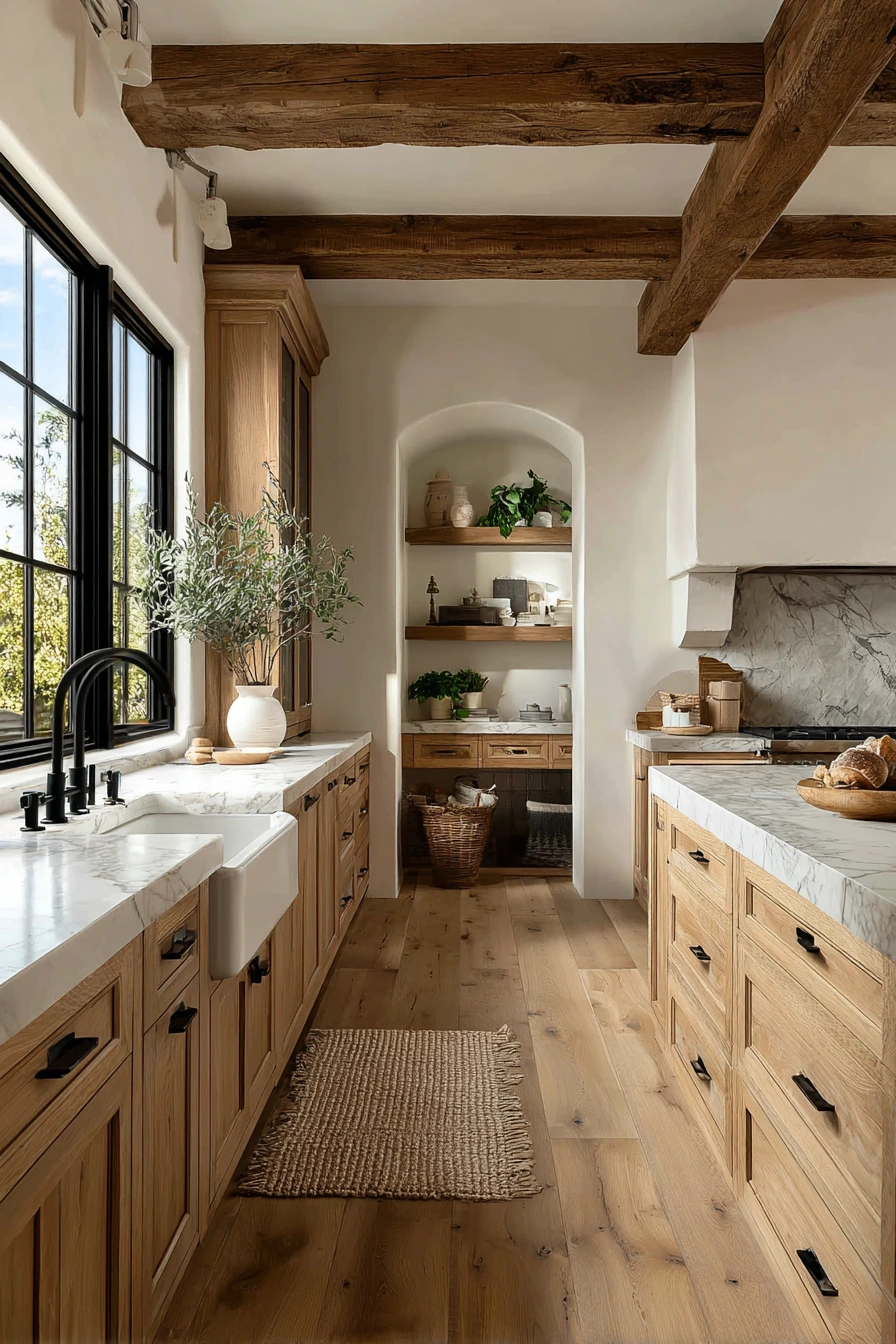 oak kitchen cabinets 13