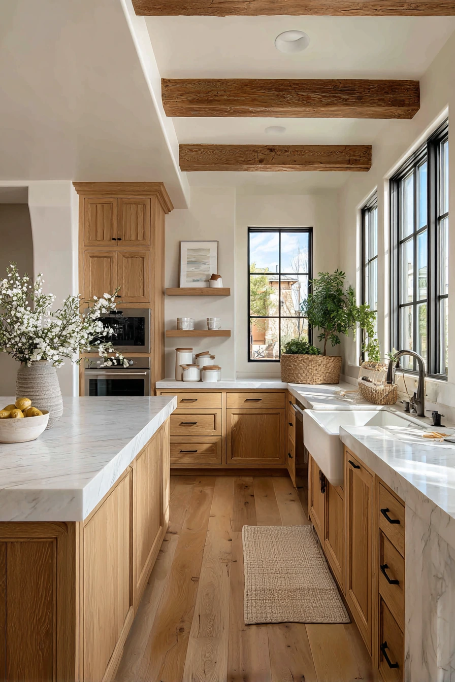 oak kitchen cabinets 15
