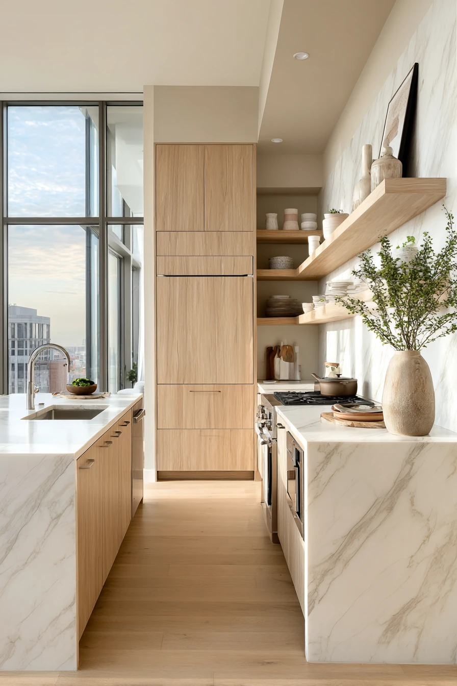 oak kitchen cabinets 2