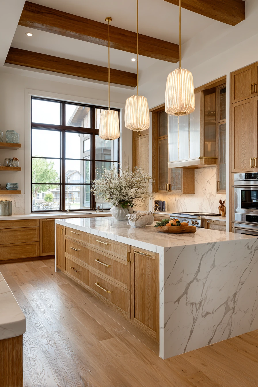 oak kitchen cabinets 24